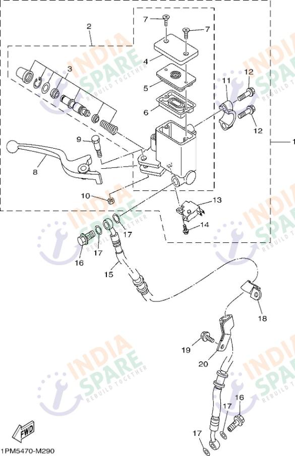 FRONT MASTER CYLINDER